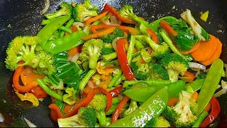 Stir Fried Vegetables in 5 minutes [upl. by Naitsirk]