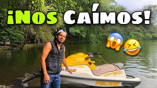 ASI FUE MI PRIMERA VEZ PROBANDO UN JET SKI En la laguna de la maria  BLOG 14 [upl. by Fulvia]