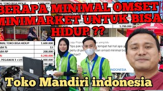 OMSET MINIMAL BERAPA   SUPAYA MINIMARKET ANDA TETAP BERJALAN  konsultanminimarket [upl. by Arza]