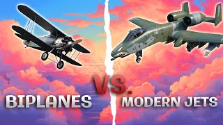 We Took BIPLANES Into 100 Air Battles and THIS is What Happened Funny Moments Part 4 [upl. by Klarrisa]