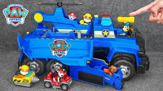 Paw Patrol toys unboxing ASMR  Paw Patrol Police Cruiser  Chase Rubble Marshall [upl. by Ahsimik]