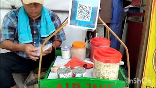 Street Vendor quotSekutengSekotengquot with QR Code Scan Payment Sekoteng Finance TechnologyGoPay [upl. by Mariandi]