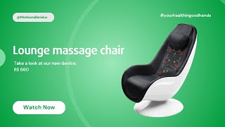 Medisana  Lounge massage chair RS 660 eng [upl. by Ailec]