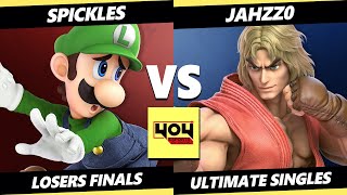 4o4 Weekly 20 LOSERS FINALS  Spickles Luigi Vs Jahzz0 Ken Smash Ultimate  SSBU [upl. by Smada]