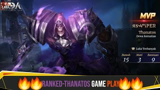 Thanatos  Solo Ranked  Legend Of Ace  Critical  Lifesteel Build  Build amp Gameplay [upl. by Rednirah]