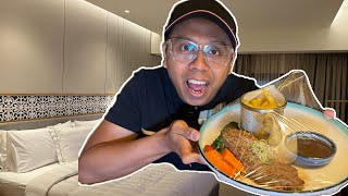 MUKBANG DALAM BILIK HOTEL 🤩🤩 VEGETERIAN ROLLCHIP AND STEAK MUKBANG MALAYSIA [upl. by Osmen189]