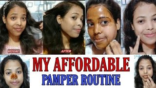 DIWALI Pamper Routine With Affordable Products✨✅ Self Care Routine ✨✅ [upl. by Avonasac]