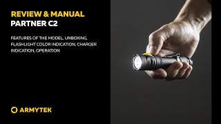 Review amp Manual Armytek Partner C2 [upl. by Sucramraj]