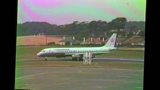 Prestwick Airport plane spotting Hot Air Viscount Crownai rDC8  Ford Motor Company BAC111 [upl. by Enomahs916]