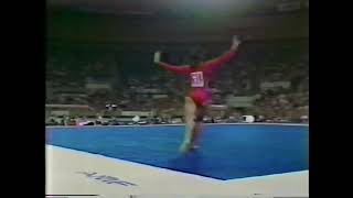 🥈 Nellie Kim URS FX TO 9750 1979 World Championships [upl. by Segroeg]