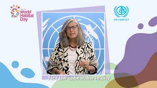 Message of the UNHabitat Executive Director Anacláudia Rossbach on World Habitat Day [upl. by Hugibert]