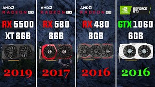 RX 580 vs GTX 1070 Gaming Test in 2023 [upl. by Aleak397]