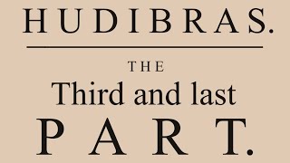 Part 3  Hudibras  Samuel Butler  Full Audiobook [upl. by Afihtan]