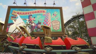 Barnstormer OnRide Magic Kingdom  Walt Disney World [upl. by Tsyhtema594]