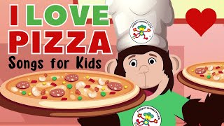 Pizza Song  I love Pizza  Mamma Mia  Italian Pizzeria  Banana Pizza  Cheeky Monkey Club [upl. by Notgnirrab]