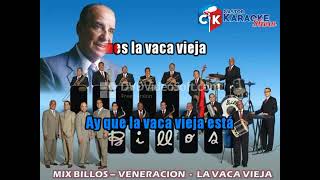 karaoke mix billos veneracion la vaca vieja [upl. by Nwahsem]