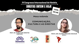 Mesa redonda com o Prof Dr Pedro Arantes UNIFESP e a Profa Dra Rejane Carolina Hoeveler UFAL [upl. by Elleirb]