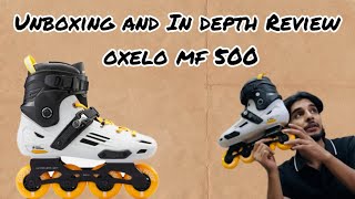 Oxelo MF 500 Skates Unboxing and InDepth Review  Decathlon [upl. by Nuawtna]