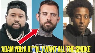 DJ Akademiks CRASHES OUT On Adam 22 For VIOLATING Him amp His Chat For REFUSING To Speak On Lil Boom [upl. by Aivekal]