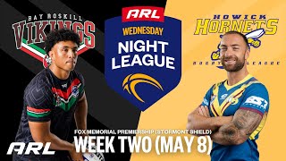 Bay Roskill v Howick  ARL Wednesday Night League  Fox Memorial Premiership [upl. by Laehcym]