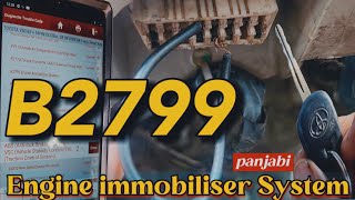 B2799 engine immobiliser system toyota  auto repair workshop [upl. by Tommy]