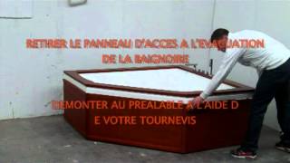 INSTALLATION BAIGNOIRE SPA SUN EN VIDEO BY TROPICSPA TV [upl. by Odlanir]