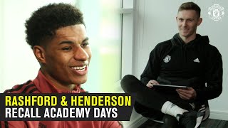 Marcus Rashford amp Dean Henderson recall their time together in Uniteds Academy  Manchester United [upl. by Nuri813]