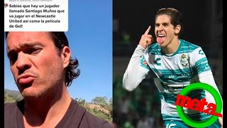 Kuno Becker reacciona a la llegada de Santi Muñoz al Newcastle [upl. by Gwyn642]