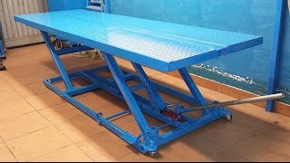 Motorcycle lift table homemadevideo 2 [upl. by Koa]