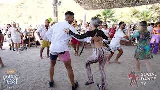 Leo amp Estefania  Salsa  Social dancing  Turkey Summer Dance Festival 2022 Fethiye Turkey [upl. by Bogusz]