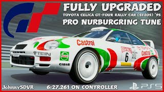 Gran Turismo 7  Toyota Celica GTFOUR ST205 95 Pro Tune  Nurburgring 627261  GT7 wrc [upl. by Adnawad]