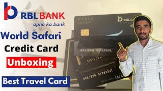 RBL World Safari Credit Card Unboxing amp Review  zero markup fee credit card [upl. by Cyndia]