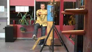 Secrets of Ip Man Wing Chun Wooden Dummy 3rd Section [upl. by Lunnete]