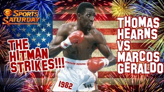 Thomas Hearns vs Marcos Geraldo CBS 1080p 60fps [upl. by Jillane]