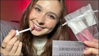 ASMR Trying on Lipgloss from Amorevolous Aesthetics DiamondASMR ASMR [upl. by Viviane]