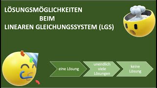 Lösungsmöglichkeiten beim Linearen Gleichungssystem LGS [upl. by Eniawd]