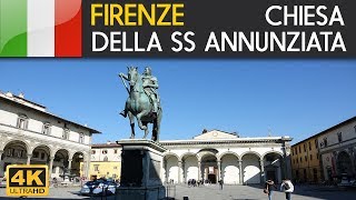 FIRENZE  Basilica della SS Annunziata in 4K [upl. by Symer]