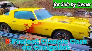 8 Classic Car Projects Discover Hidden Gems on Craigslist  for Sale by Owner [upl. by Akimad]