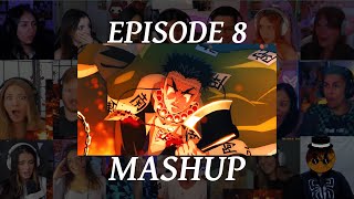 WHAT A FINAL Demon Slayer Season 4 Episode 8  Reaction Mashup  Byte 2 [upl. by Swann935]