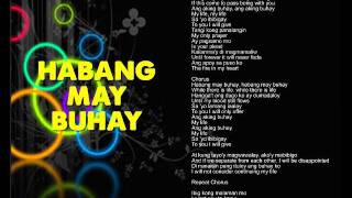 HABANG MAY BUHAY with english translationwmv [upl. by Garth]