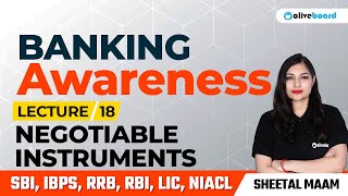 Negotiable Instruments ACT  L  18  Banking Awareness For All Bank Exams  By Sheetal Sharma [upl. by Ghassan224]