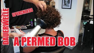 DAUERWELLE A PERMED BOB BY JOERG MENGEL FRISEURE [upl. by Ahsem563]