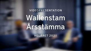 Wallenstam årsstämma 2022 [upl. by Bogoch]