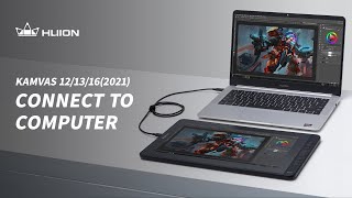 How to Connect Kamvas 1213162021 to Computer？ [upl. by Cristobal]