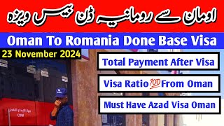 Romania 🇷🇴 Visa Update 2024  Oman To Romania  Romania Embassy New Update [upl. by Venetia]