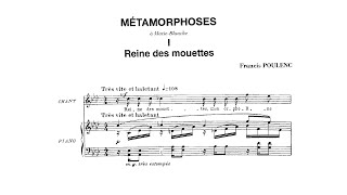 Francis Poulenc  Métamorphoses With score [upl. by Henricks]