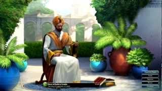 Civilization V Leader  Harun alRashid of Arabia [upl. by Damales]