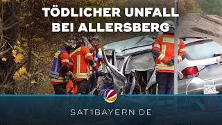 Tödlicher Unfall bei Allersberg 61Jähriger kracht in Baum [upl. by Narad]