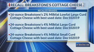 9500 cases of breakstones cottage cheese recalled [upl. by Neslund120]