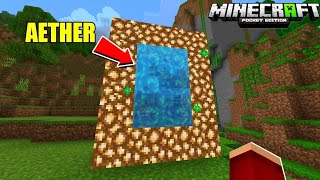 MELHOR MOD DO AETHER PARA MINECRAFT MCPE [upl. by Bethany]